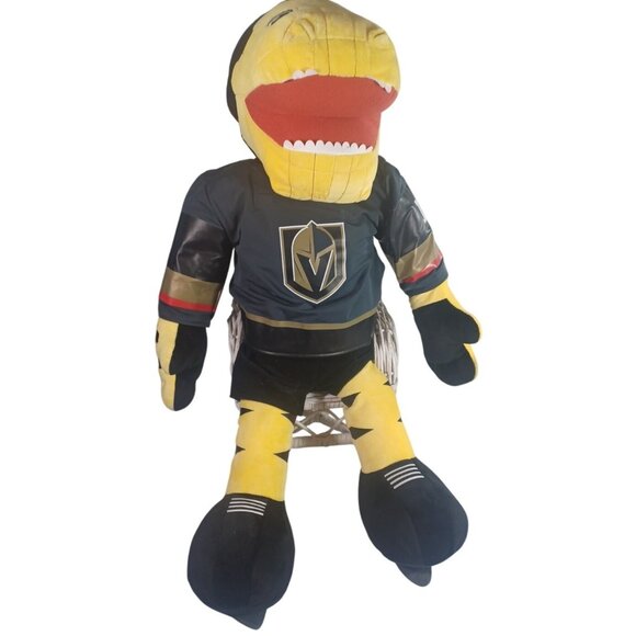 Huge Las Vegas Golden Knights NHL Mascot Chance 28" Stuffed Plush Toy Rare Licen - Picture 3 of 7